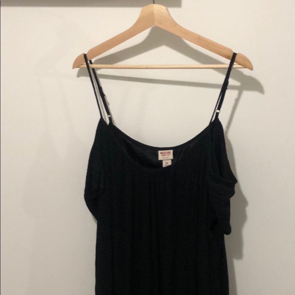 Mossimo off shoulder black dress